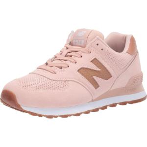 imageNew Balance Womens WL574 Core Plus Collection SneakerWhite OakVeg Tan