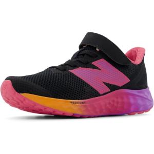 imageNew Balance unisexchild Fresh Foam Arishi V4 Hook ampamp LoopBlackPassion FruitDragon Berry