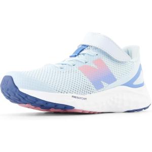 imageNew Balance unisexchild Fresh Foam Arishi V4 Hook ampamp LoopFrosted GlassCarolina BluePink Taffy