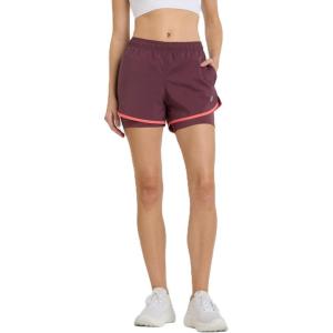 imageNew Balance womens Sport Essentials 2in1 Short 3quotFaded Plum