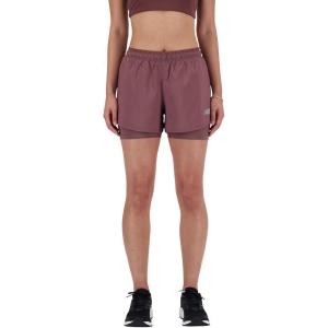 imageNew Balance womens Sport Essentials 2in1 Short 3quotLicorice