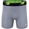 imageNew Balance Mens Mesh 5quot with Fly Boxer Brief 4PackBlackstSteelPigmentrgBlackrg