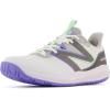 imageNew Balance Womens 796 V3 Hard Court Tennis ShoeNb WhiteCastlerockVibrant Violet