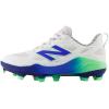 imageNew Balance Womens Velov4 Molded Fastpitch Softball Cleats WhiteNavy Medium 85