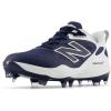 imageNew Balance Womens Fresh Foam Velo V4 MoldedSoftball ShoeTeam NavyWhite