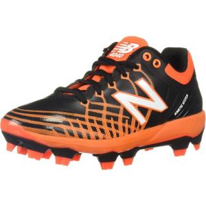 imageNew Balance Mens 4040 V5 Metal Baseball ShoeBlackOrange