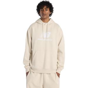 imageNew Balance Mens Sport Essentials Fleece Logo HoodieTimberwolf