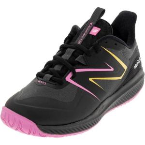 imageNew Balance Womens 796 V3 Hard Court Tennis ShoeMagnetBlackVibrant Pink
