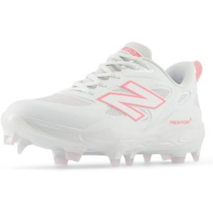 imageNew Balance Womens Fresh Foam Velo V4 MoldedSoftball ShoeWhiteUltra Pink