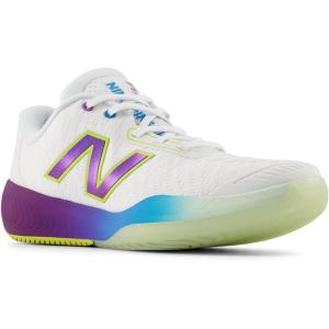 imageNew Balance Womens FuelCell 996v5 Unity of Sport Tennis Shoe WhitePurple FadeCoastal Blue 5 Wide
