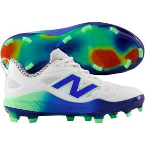 imageNew Balance Womens Velov4 Molded Fastpitch Softball Cleats WhiteNavy Medium 10