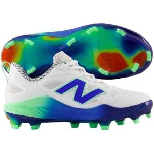 imageNew Balance Womens Velov4 Molded Fastpitch Softball Cleats WhiteNavy Medium 6