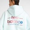 imageNew Balance womens Reimagined Fleece Oversized HoodieFrosted Glass