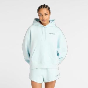 imageNew Balance womens Reimagined Fleece Oversized HoodieFrosted Glass