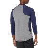 imageNew Balance Mens Baseball Assymetric Right 34 SleeveTeam Navy