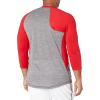 imageNew Balance Mens Baseball Assymetric Right 34 SleeveTeam Red Inline