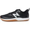 imageNew Balance Mens Fresh Foam 3000 V6 MoldedBaseball ShoeBlackWhiteGum