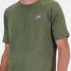 imageNew Balance Mens Knit TShirtDark Olivine