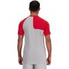 imageNew Balance Mens Ss Asym Baseball Top RightTeam Red