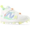 imageNew Balance Womens FuelCell Lindor V2 Comp Baseball ShoeOptic WhiteNeon DragonflyElectric Jade