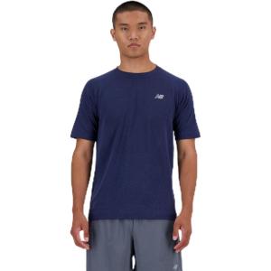 imageNew Balance Mens Knit TShirtNb Navy