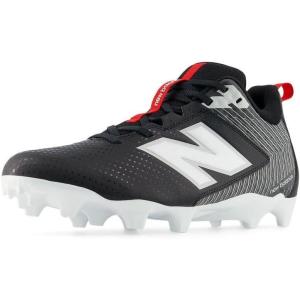 imageNew Balance Mens Rush V5 Mid Lacrosse ShoeBlackWhiteTeam Red