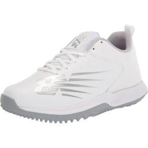 imageNew Balance Womens FuelCell Fuse V4 MoldedSoftball ShoeWhiteSilver