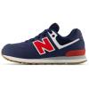 imageNew Balance Boys 574 V1 Laceup SneakerNb NavyTeam Red