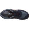 imageNew Balance Kids 574 V1 Classic Suede Laceup SneakerTeam NavyNb Burgundy