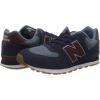 imageNew Balance Kids 574 V1 Classic Suede Laceup SneakerTeam NavyNb Burgundy