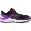 imageNew Balance Kids 680 V6 Hook and Loop Running ShoeBlackMagenta PopAura
