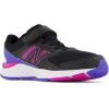 imageNew Balance Kids 680 V6 Hook and Loop Running ShoeBlackMagenta PopAura