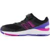 imageNew Balance Kids 680 V6 Hook and Loop Running ShoeBlackMagenta PopAura