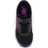 imageNew Balance Kids 680 V6 Hook and Loop Running ShoeBlackMagenta PopAura