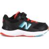 imageNew Balance Kids 680 V6 Hook and Loop Running ShoeBlackOrangeBlue