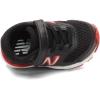 imageNew Balance Kids 680 V6 Hook and Loop Running ShoeBlackTeam Red