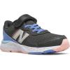 imageNew Balance Kids 680 V6 Hook and Loop Running ShoeGreyBluePink