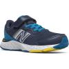 imageNew Balance Kids 680 V6 Hook and Loop Running ShoeNatural IndigoWaveCitra Yellow