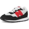 imageNew Balance UnisexChild 237 V1 Bungee SneakerGrey MatterTrue Red
