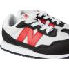 imageNew Balance UnisexChild 237 V1 Bungee SneakerGrey MatterTrue Red