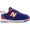 imageNew Balance UnisexChild 574 V1 70s Racing Newb Hook ampamp LoopSneakerInkwellWhite
