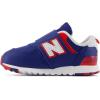 imageNew Balance UnisexChild 574 V1 70s Racing Newb Hook ampamp LoopSneakerInkwellWhite
