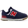 imageNew Balance UnisexChild 574 V1 70s Racing Newb Hook ampamp LoopSneakerNb NavyTeam Red