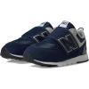 imageNew Balance UnisexChild 574 V1 70s Racing Newb Hook ampamp LoopSneakerNb NavyWhite