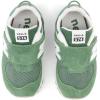 imageNew Balance UnisexChild 574 V1 70s Racing Newb Hook ampamp LoopSneakerNoriWhite