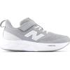 imageNew Balance UnisexChild Fresh Foam 625 V1 Hook ampamp Loop Running ShoeSlate GreyGrey MatterWhite