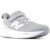 imageNew Balance UnisexChild Fresh Foam 625 V1 Hook ampamp Loop Running ShoeSlate GreyGrey MatterWhite