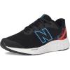imageNew Balance UnisexChild Fresh Foam Arishi V4 LaceupRunning ShoeBlackAzureBlast Red