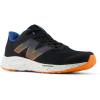 imageNew Balance UnisexChild Fresh Foam Arishi V4 LaceupRunning ShoeBlackBlue AgateBlaze Orange