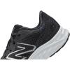 imageNew Balance UnisexChild Fresh Foam Arishi V4 LaceupRunning ShoeBlackWhiteSilver Metallic